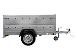 UNITRAILER GARDEN TRAILER 230 KIPP RIMORCHIO LEGGERO 230x125 CON SOVRASPONDE E RUOTINO 