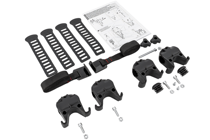 Peruzzo Cruising - Portabici da gancio traino (nero)