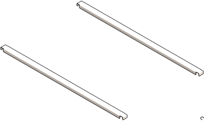 Telaio H-0 per rimorchio con telone piatto grigio per GARDEN TRAILER 150 KIPP