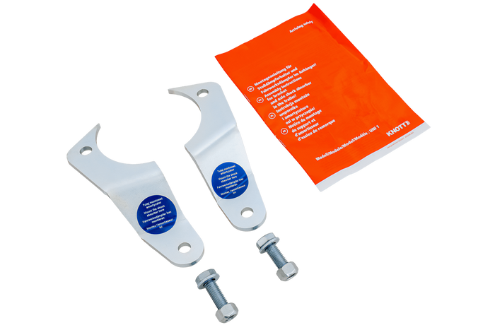 Staffe di montaggio ammortizzatori KNOTT P290037701 per assali frenati VGB8-18 A-36