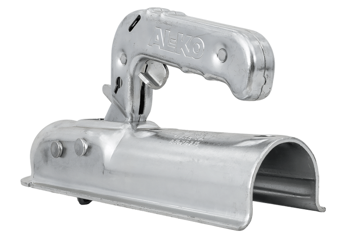 Gancio di traino a sfera AL-KO AK7 PLUS per rimorchio da 750 kg con timone tubolare da 50 mm