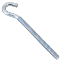 Gancio da cantiere DROMET HZ M6x100 con estremità aperta (piegata)