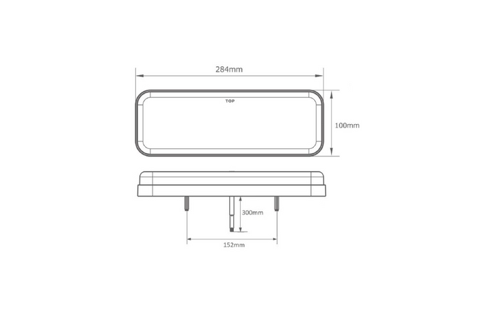 Fanale posteriore destro TruckLED L1872 LED NEON DYNAMIC a 6 funzioni