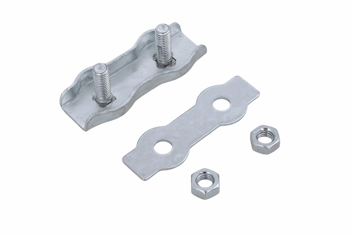Morsetto a doppia sella DROMET ZLS.8 per corde da 8 mm