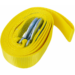 Cavo di traino con ganci UNITRAILER cinghia di traino 4,5 m/50 mm/3 t giallo