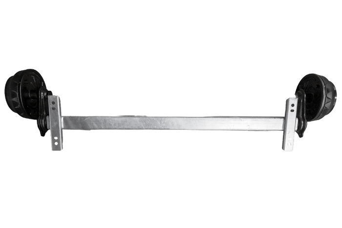 Assale frenato KNOTT VGB18MV per rimorchio/carrello portattrezzi 1800kg 1300mm 1800mm 5x112
