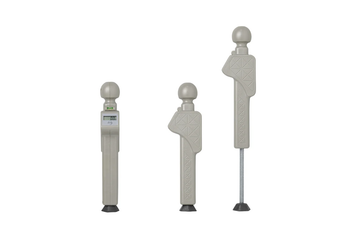 Bilancia digitale per la misurazione del carico del timone di una roulotte ProPlus 360848V01 misuratore di forza di pressione 150 kg