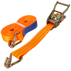 Cinghia di trasporto arancione UNITRAILER da 8 m/35 mm/2 t con tenditore