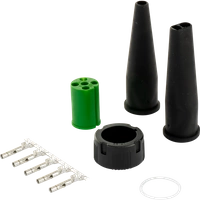 Connettore ASPÖCK 5-PIN baionetta per i fanali posteriori 12V verde