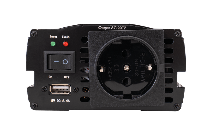 Convertitore di tensione 12V/230V (600/1200W) KAMAR E1924