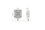 Faro da lavoro a LED con riflettore KAMAR X-SPIDER L0194 16xLED 4200lm