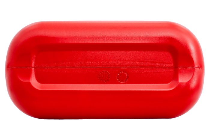 Contenitore in plastica HERMON da 10 litri con imbuto, rosso