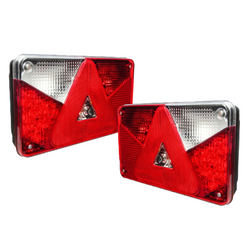Luci posteriori ASPÖCK MULTIPOINT III con attacco a baionetta 8PIN e 7 funzioni (sinistra + destra)
