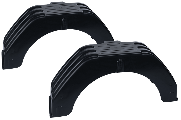 Set di due parafanghi per rimorchio da 13-14", passaruota piatti 710/200 mm
