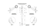 HORPOL LD 726/P LED luce di posizione destra su braccio in gomma