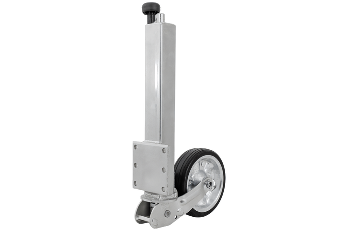 AL-KO 1863497 ruotino di appoggio automatico con maniglia 400kg 60mm 775-1010mm