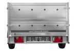 Rimorchio Unitrailer Garden Trailer 264 KIPP (NEW) con ruotino d'appoggio e sovrasponde