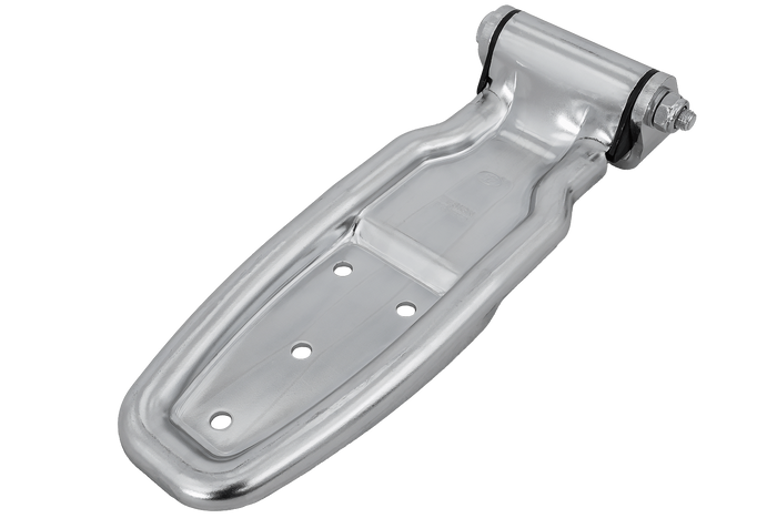 Cerniera laterale con staffa di montaggio STEELPRESS HB-01.270-02+UH-01 montaggio laterale completo del rimorchio