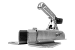 Adattatore per gancio di traino WINTERHOFF WW 8-G+V per rimorchio da 800 kg con timone a V.