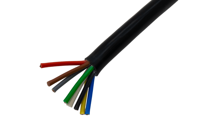 Cavo elettrico a otto conduttori HYBSZ YLY-S 8x1,5 - 1 m