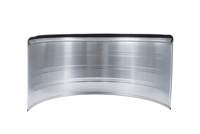 Parafango doppio per rimorchio 17,5-19,5" DOMAR DK7140 passaruota 1000/500mm in metallo con bordo in gomma