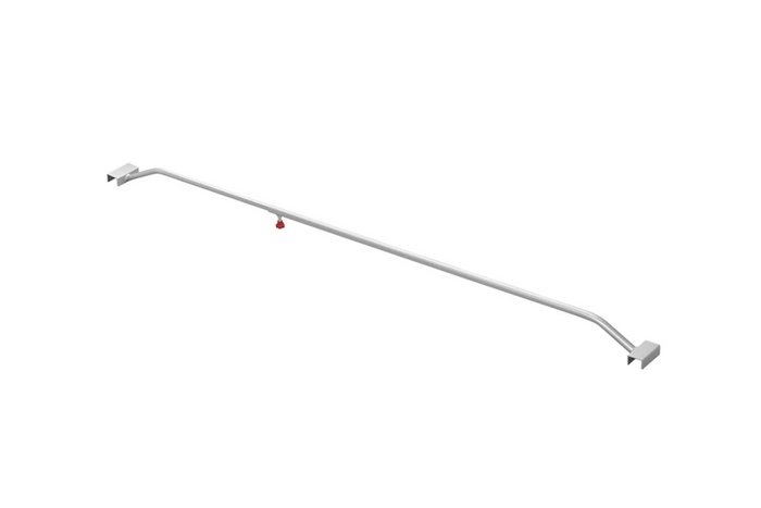 Staffa per telone piatto regolabile da 132 a 204 cm per rimorchio ProPlus 340918