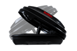 Box da tetto Mont Blanc Altitude 350 nero metallizzato