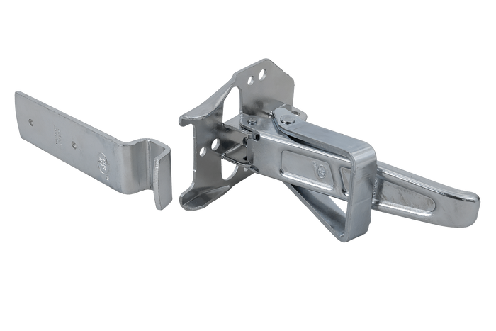 Gancio laterale con elemento di fissaggio STEELPRESS ZB-04+Z-01A per la chiusura completa del lato del rimorchio