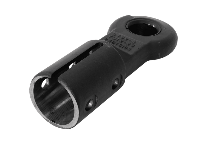 Gancio di traino KNOTT KK6220S per rimorchio da 3500 kg con timone tubolare da 60 mm