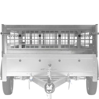 Set di sovrasponde grigliate per Unitrailer Garden Trailer 201 kipp
