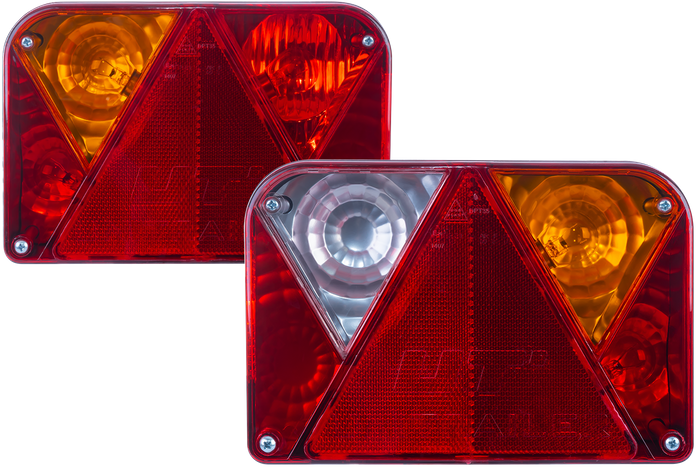 Fanali posteriori DOBPLAST + cablaggio MANTES 4m 7PIN