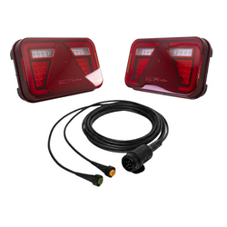 Luci posteriori a LED ASPÖCK MULTILED IV + cablaggio ASPÖCK da 5 m a 13 pin