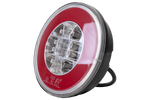 TT TECHNOLOGY TT.12008 Fanale posteriore a LED Glo-Trac Hamburger con 3 funzioni, universale