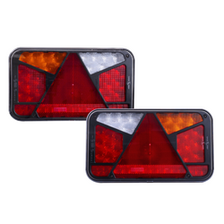 Luci posteriori FRISTOM FT-370 LED baionetta 6 PIN 7 funzioni sinistra+destra