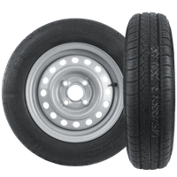Set di due ruote per rimorchi UNITRAILER / TEMARED / NOVATECNO / ELLEBI TIRE KENDA 145/80 R13 78N STARCO RIMS 4Jx13"H2 4x100 ET:30
