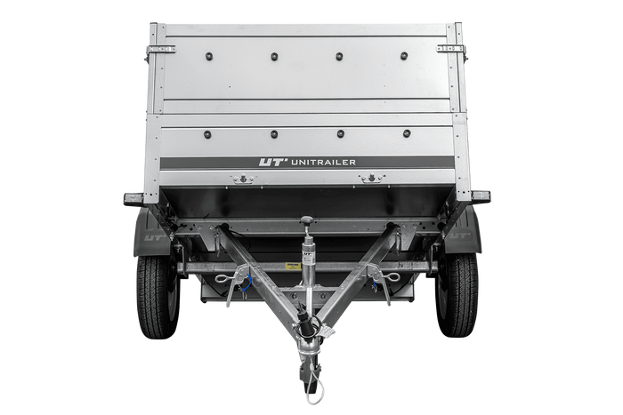 Rimorchio leggero 200x125 UNITRAILER GARDEN 201 KIPP con sponde BIS