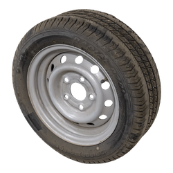 OUTLET Ruota rinforzata per rimorchio PNEUMATICO LINGLONG 195/50 R13C 104/101N CERCHIO UNITRAILER 5.5Jx13"H2 5x112 ET:30