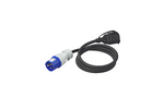 Adapter kempingowy kabel 150 cm 3 x 2,5 mm2 z wtyczką CEE do gniazda ze stykiem ochronnym