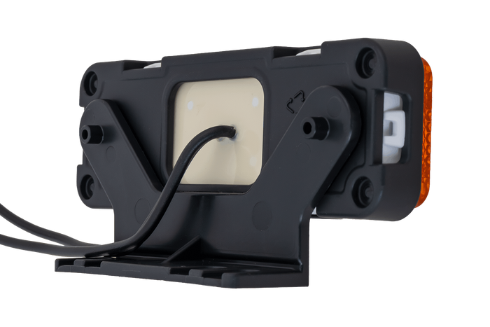 WAŚ W254 2033 Lampada di posizione a LED, arancione, universale, con supporto