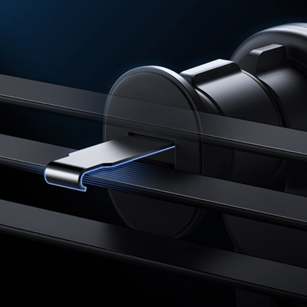 Supporto per telefono da auto BASEUS Stable Gravitional con ricarica wireless Qi da 15 W per la bocchetta dell'aria