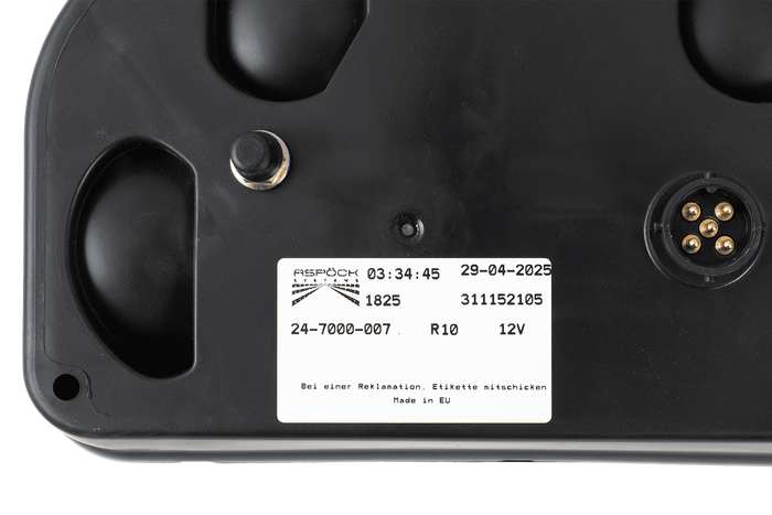 ASPÖCK Fanale posteriore Multipoint II, 6 funzioni, sinistro