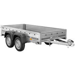 RIMORCHIO LEGGERO SENZA FRENI 264X125 CM UNITRAILER GARDEN TRAILER 264/2 KIPP