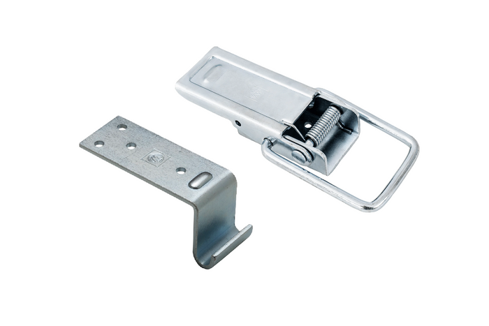 Gancio laterale con chiusura WINTERHOFF BV 70-1 + BVG 70-A chiusura laterale completa del rimorchio