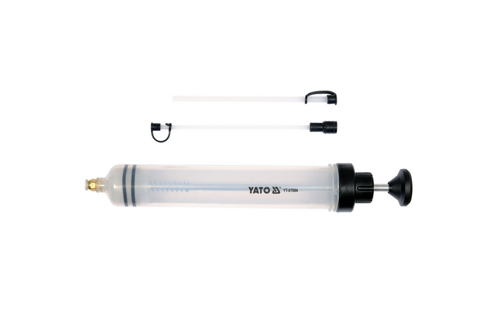Dispositivo di aspirazione manuale per fluidi operativi YATO YT-07084 siringa da 500 ml