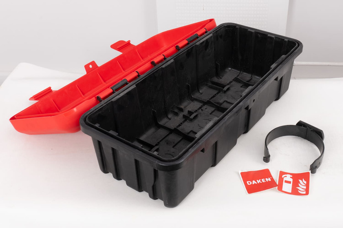 OUTLET Cassetta porta estintore 6/9kg DAKEN 82130 REGON 715x335x240mm rosso