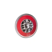 TT TECHNOLOGY TT.12008 Fanale posteriore a LED Glo-Trac Hamburger con 3 funzioni, universale