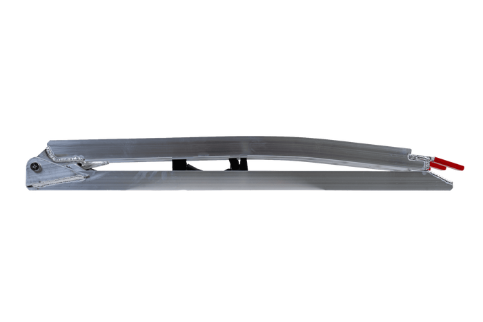 UNITRAILER ALR002 rampa pieghevole in alluminio per rimorchio 221 cm 340 kg con cinghia