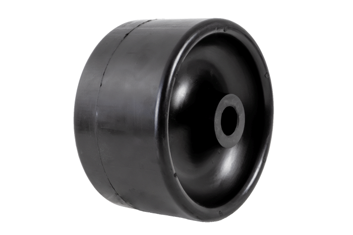 Rullo scorrevole KNOTT, rullo scorrevole in gomma da 67 mm per rimorchio per barche