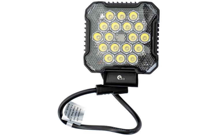 Lampada da lavoro TruckLED riflettore 18x LED 2800 LM connettore DT