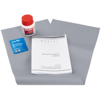 Kit riparazione teloni MANTES Eco Grigio 500 g/m2